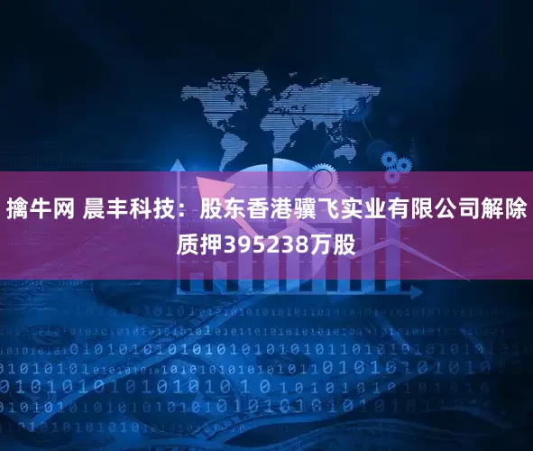 擒牛网 晨丰科技：股东香港骥飞实业有限公司解除质押395238万股